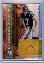 2007 Donruss Elite Chain Reaction Gold #CR-25 Philip Rivers