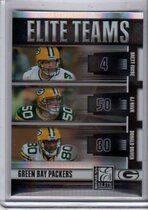 2007 Donruss Elite Teams Black #10 Driver|Favre|Hawk