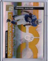 2007 Donruss Elite Zoning Commission Gold #ZC-18 Reggie Wayne