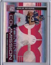 2007 Donruss Elite Zoning Commission Red #10 Philip Rivers