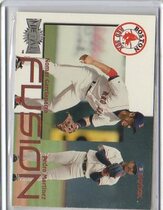 2000 Metal Fusion #4F Nomar Garciaparra|Pedro Martinez