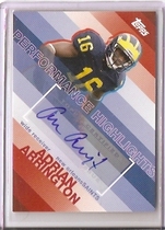 2008 Topps Performance Highlights Autos #THA-AA Adrian Arrington