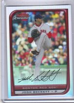 2008 Bowman Chrome Refractors #76 Josh Beckett