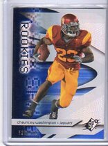 2008 SPx Base Set #98 Chauncey Washington