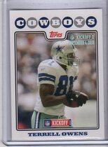 2008 Topps Kickoff Parallel #7 Terrell Owens