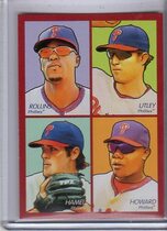 2009 Upper Deck Goudey 4-In-1 #35-47 Jimmy Rollins|Chase Utley|Ryan Howard|Cole Hamels