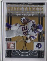 2009 Donruss Elite Prime Targets Gold #17 Adrian Peterson