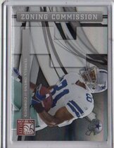 2009 Donruss Elite Zoning Commission Black #13 Terrell Owens