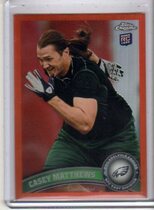 2011 Topps Chrome Orange Refractors #189 Casey Matthews