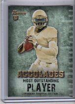 2012 Bowman Accolades #BAC-RG Robert Griffin