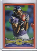 2012 Topps Chrome Orange Refractors #52 Torrey Smith