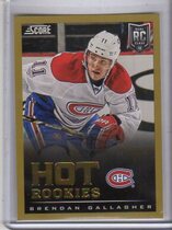 2013 Score Gold #624 Brendan Gallagher