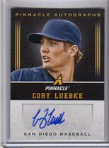 2013 Panini Pinnacle Autographs #57 Cory Luebke