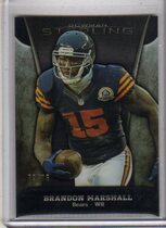 2013 Bowman Sterling Black Refractors #81 Brandon Marshall