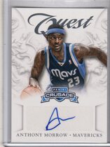 2012 Panini Crusade Quest Autographs #93 Anthony Morrow