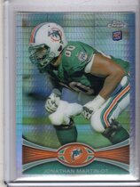 2012 Topps Chrome Prism Refractors #48 Jonathan Martin
