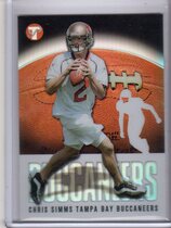 2003 Topps Pristine Refractors #81 Chris Simms
