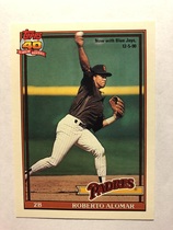 1991 O-Pee-Chee OPC Base Set #315 Roberto Alomar