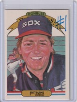 1983 Donruss Base Set #23 Britt Burns