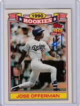 1991 Topps Rookies #23 Jose Offerman