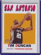 2000 Topps Heritage #4 Tim Duncan