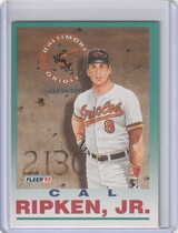 1992 Fleer Base Set #711 Cal Ripken Jr.
