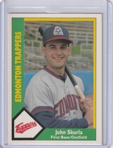 1990 CMC Edmonton Trappers #12 John Skurla
