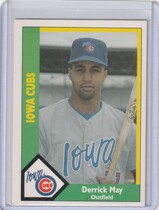 1990 CMC Iowa Cubs #14 Derrick May