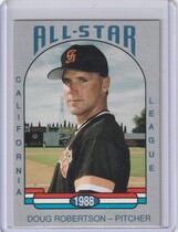 1988 Cal League California League All Stars Cal League #6 Doug Robertson