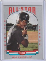 1988 Cal League California League All Stars Cal League #37 Mike Randle