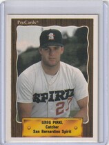 1990 ProCards San Bernardino Spirit #2637 Greg Pirkl