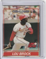 1991 Line Drive Collect A Books #11 Lou Brock