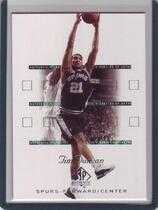 2001 SP Authentic #76 Tim Duncan