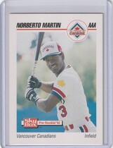 1992 SkyBox AAA #287 Norberto Martin