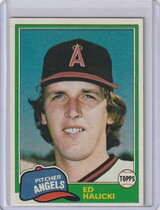 1981 Topps Base Set #69 Ed Halicki