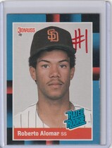 1988 Topps Traded #4T Roberto Alomar Rookie Card – Near Mint – San Diego Padres