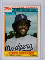 1984 Topps Cereal #30 Pedro Guerrero