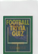 1989 Score Trivia Quiz #4 Football Trivia Quiz