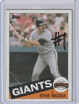 1985 Topps Base Set #191 Steve Nicosia