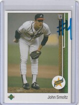 1989 Upper Deck Base Set #17 John Smoltz