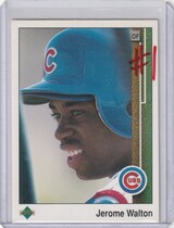 1989 Upper Deck Base Set #765 Jerome Walton