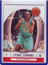 2006 Finest Refractors #69 Cedric Simmons