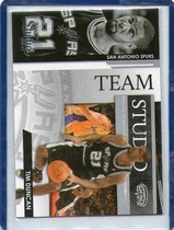 2009 Panini Studio Team Studio #3 Tim Duncan|Tony Parker