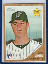 2011 Topps Heritage #131 Brett Sinkbeil