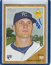 2011 Topps Heritage #417 Lucas May