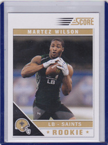 2011 Score Base Set #362 Martez Wilson