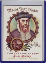 2011 Topps Allen and Ginter Minds that Made the Future #MMF5 Johannes Gutenberg