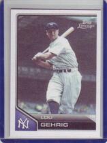 2011 Topps Lineage Cloth Stickers #TCS13 Lou Gehrig