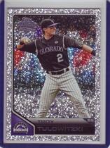 2011 Topps Lineage Diamond Anniversary Platinum Refractors #80 Troy Tulowitzki