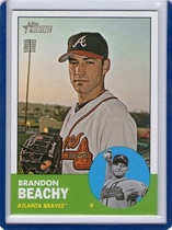 2012 Topps Heritage #229 Brandon Beachy